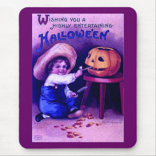 Mousepad Vintage entrando no Halloween