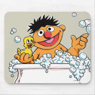 Mousepad Vintage Ernie em Bathtub