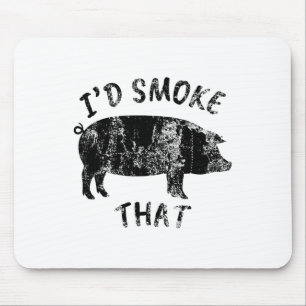 Mousepad Vintage Eu Fumaria Aquele Engraçado De Enchimento