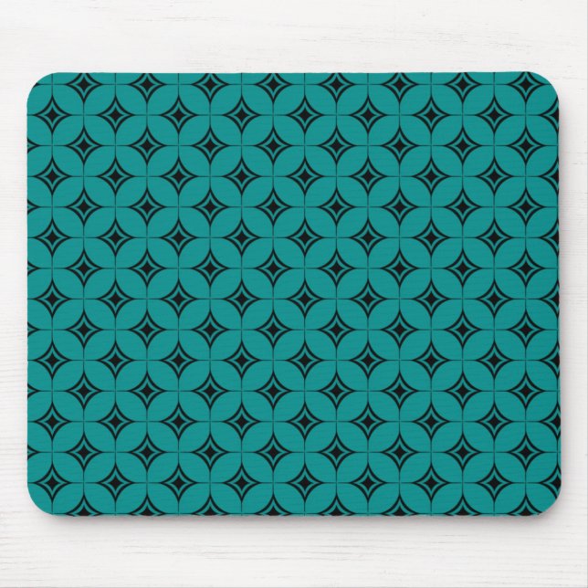 Mousepad Vintage Flair Mousepad, Teal (Frente)