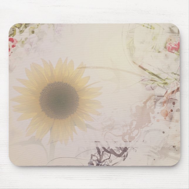 Mousepad Vintage Floral (Frente)