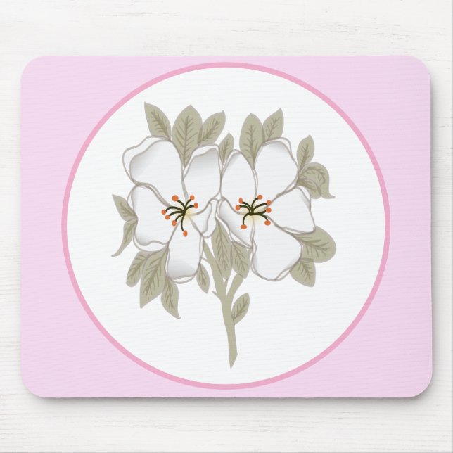 Mousepad Vintage Floral (Frente)