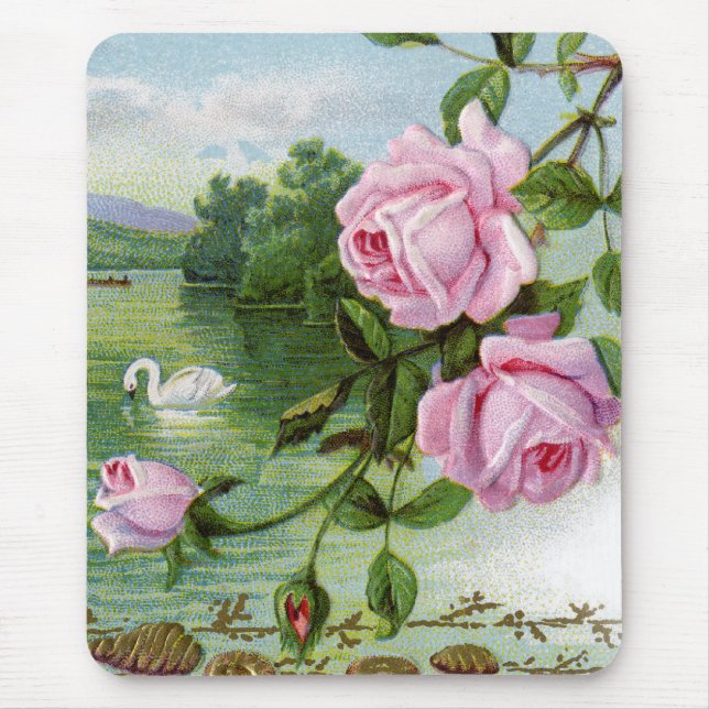 Mousepad Vintage floral (Frente)
