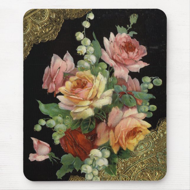 Mousepad Vintage floral (Frente)