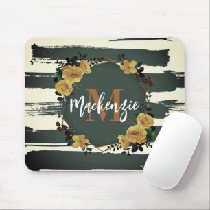 Mousepad Vintage Floral Frame