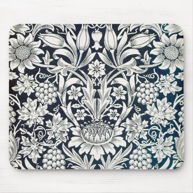 Mousepad Vintage Floral Pattern, William Morris (Frente)