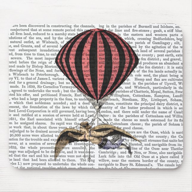 Mousepad Vintage Flying Machine (Frente)