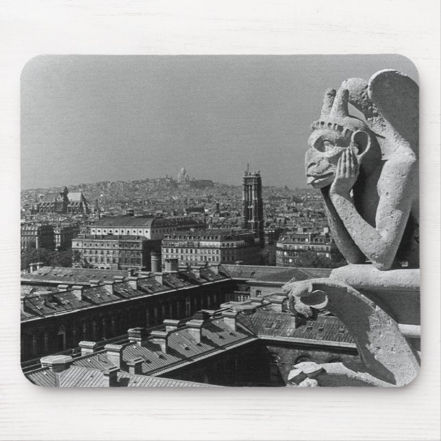 Mousepad Vintage France Paris Notre Dame Catedral (Frente)