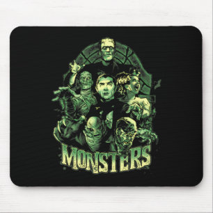 Mousepad Vintage Funny Monster Mash Frankenstein Horror Mov