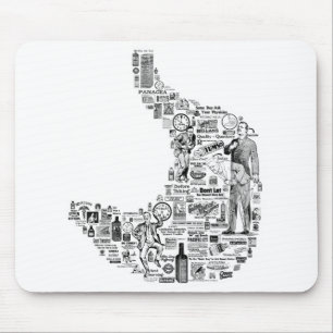 Mousepad Vintage Gastroenterology - presente gastroenterolo