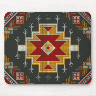 Mousepad Vintage geométrico clássico de moda colorida
