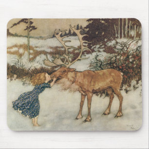 Mousepad Vintage Gerda e a rena por Edmund Dulac