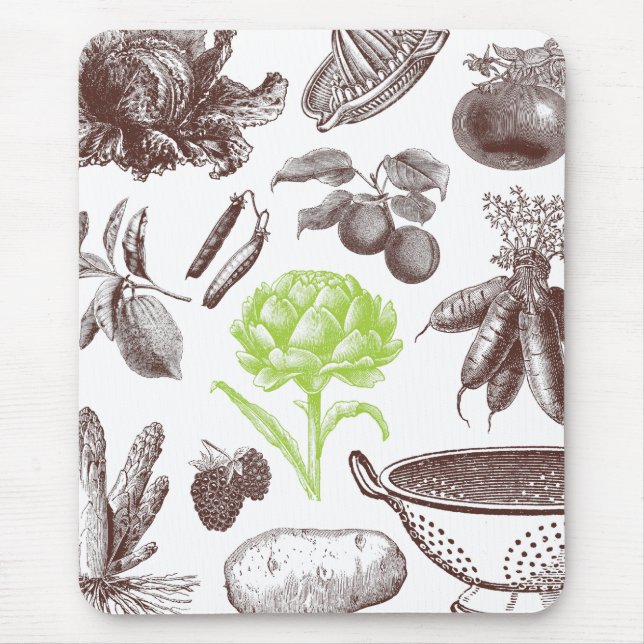 Mousepad Vintage Greenmarket (Frente)