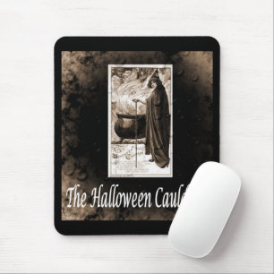 Mousepad Vintage Halloween Cauldron