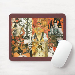 Mousepad Vintage Halloween Collage
