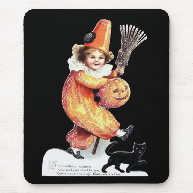 Mousepad Vintage Halloween Fumota Fumante (Frente)