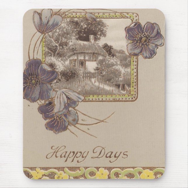 Mousepad Vintage Happy Days (Frente)