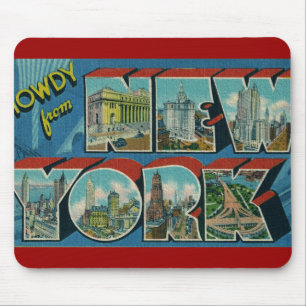 Mousepad Vintage Howdy de Nova York