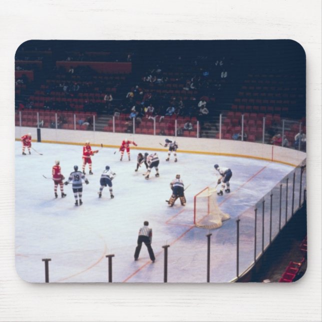 Mousepad Vintage Ice Hockey Match (Frente)