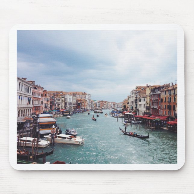 Mousepad Vintage Itália Canal de Veneza Foto (Frente)
