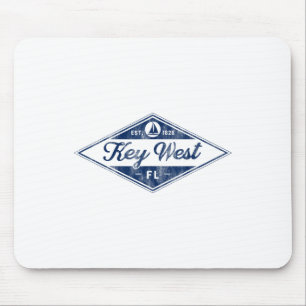 Mousepad Vintage Key West Florida Keys Estabeleceu 1828 Bea