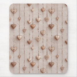 Mousepad Vintage Lace Heart Strings