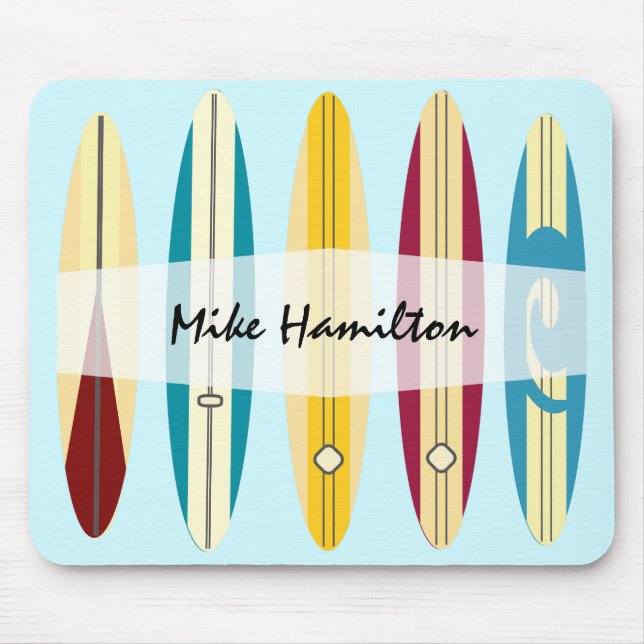 Mousepad Vintage Longboards (Frente)