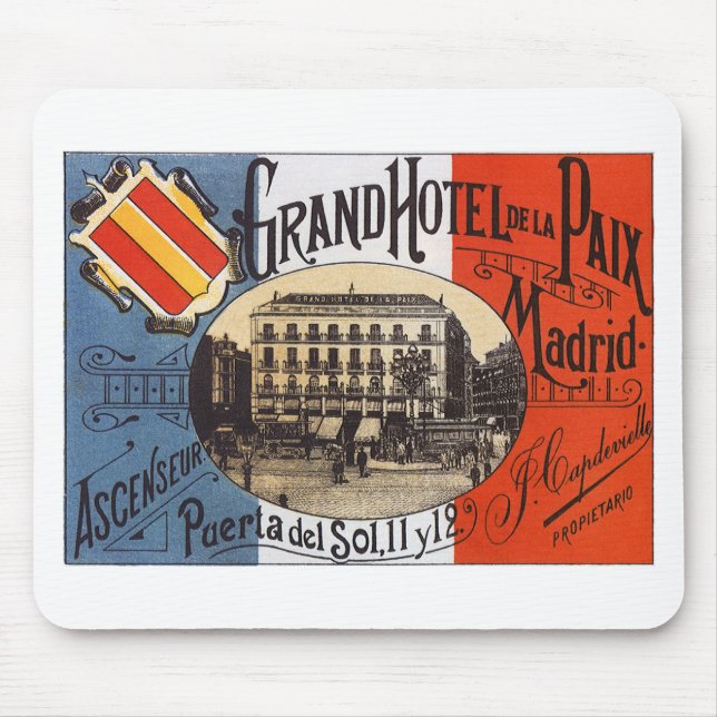 Mousepad Vintage Madrid (Frente)