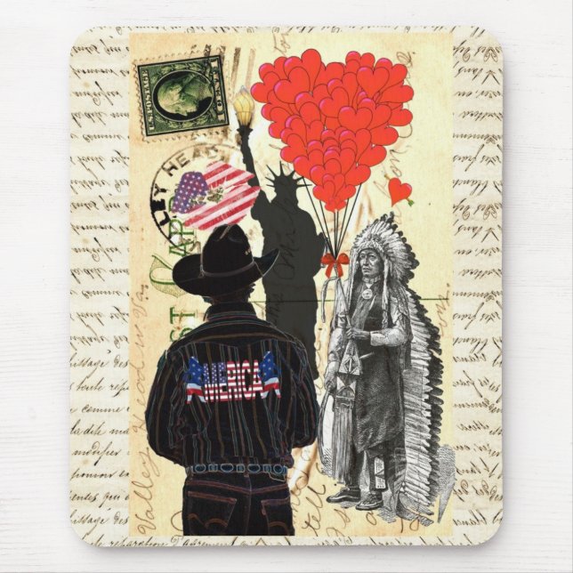 Mousepad Vintage Merica (Frente)