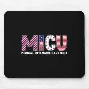Mousepad Vintage Micu Enfermeira Nos Bandeira Patriótica 4