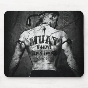 Mousepad Vintage Muay Thai Fighter
