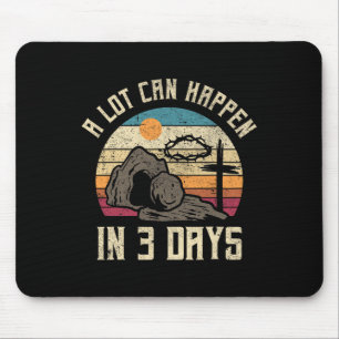 Mousepad Vintage Muito Pode Acontecer Em 3 Dias De Sabor Cr