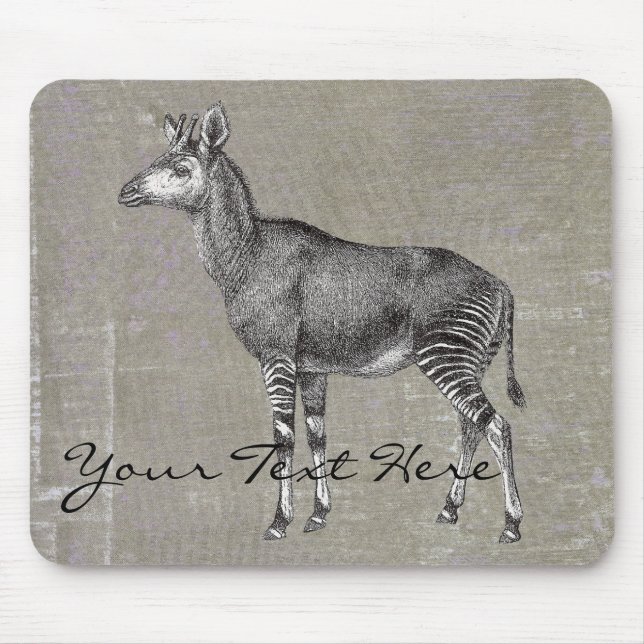 Mousepad Vintage Okapi (Frente)
