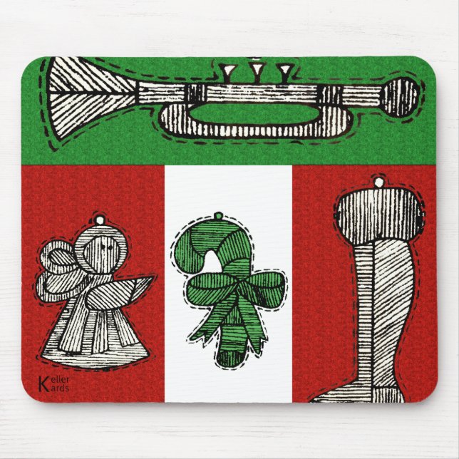 Mousepad Vintage Ornaments (Frente)