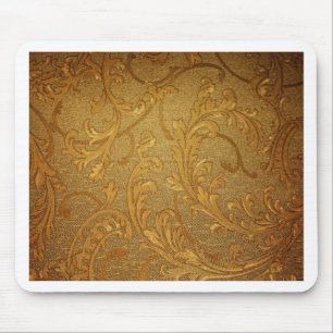 Mousepad Vintage, ouro elegante, rústico, victorian, velud