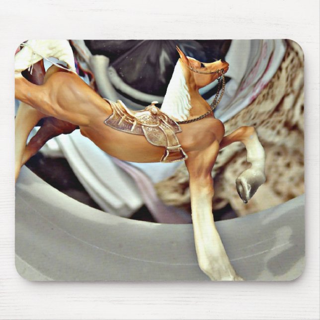 Mousepad Vintage Palomino Horse Arte Digital (Frente)