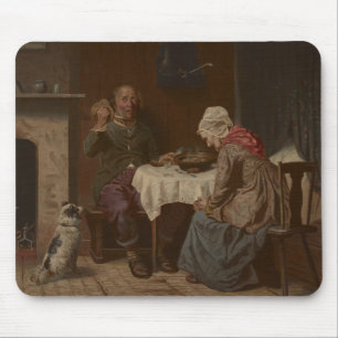Mousepad Vintage pedindo uma litografia de bênção