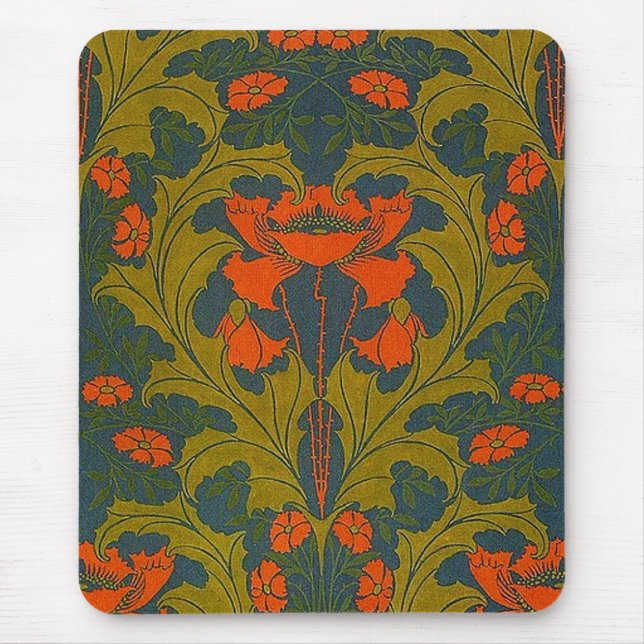 Mousepad Vintage Poppies por Harry Napper (Frente)