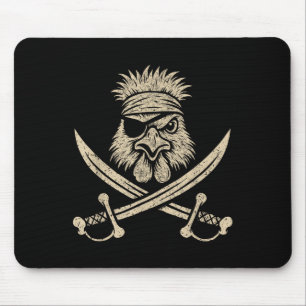 Mousepad Vintage Rate Silkie Chicken E Crossbones Fazenda A