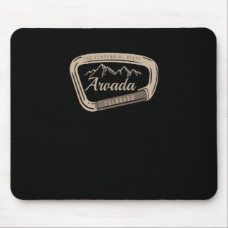 Mousepad Vintage Retro ARVADA COLORADO MONTANHAS ROCHOSAS C