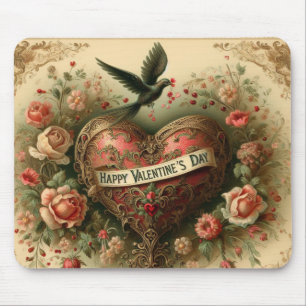 Mousepad Vintage/retro/Dia de os namorados vitoriano