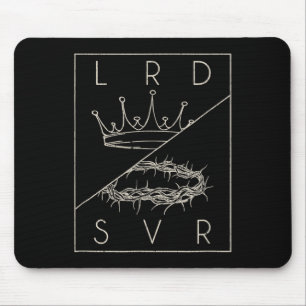 Mousepad Vintage Retro Jesus Senhor Cristão & Salvador