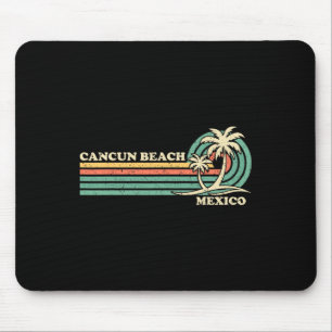 Mousepad Vintage Retro Summer Vacing México Cancun Beach