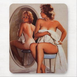 Mousepad Vintage Retro Sun Tan Pinup
