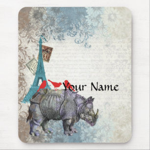 Mousepad Vintage rhino
