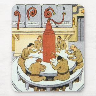Mousepad Vintage Science Fiction, Cientistas Labratórios Co