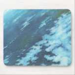 Mousepad Vintage Science Fiction, Earth at Night with Stars<br><div class="desc">Ilustração de safra futurista e planetas Imagem de ficção científica apresentando uma visão da Terra do planeta a partir da janela de uma espaçonave de foguete. Podem ver nuvens a girar sobre a terra e o oceano azul. Ao longo do horizonte está o céu noturno com estrelas brilhando brilhantemente. Um...</div>