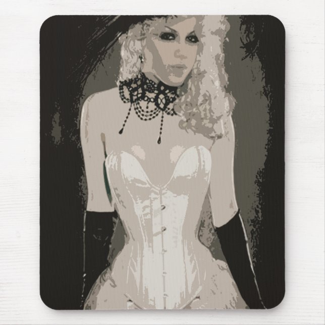 Mousepad Vintage Sensual Corset Art (Frente)