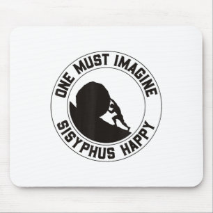 Mousepad Vintage Sisyphus É Uma Boa Citação - O Mito Do Sis