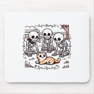 Mousepad Vintage Skeleton Gathering Sticker